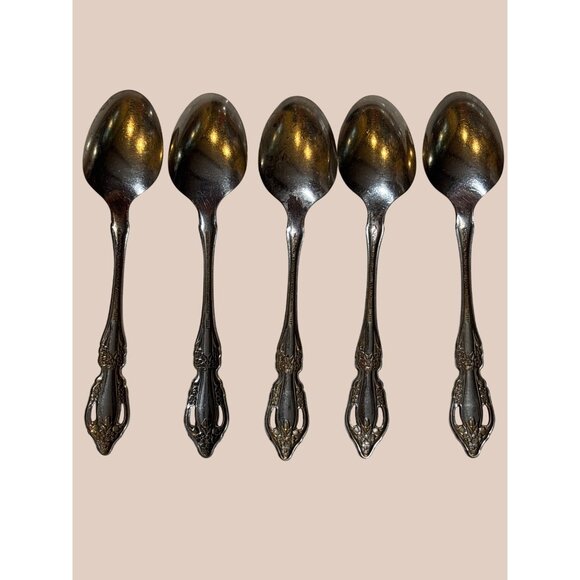 Distinction Deluxe by Oneida Tea Spoons Set Of 5 - Picture 2 of 3